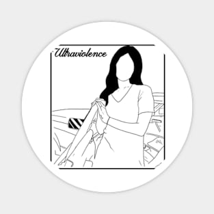 Lana Del Rey Linework Magnet